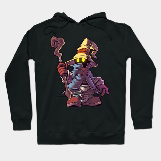 Powerful Black Mage Hoodie by SkyfrNight